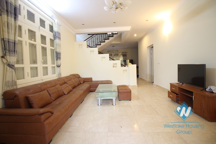 Large size and fully furnished house available for lease in Ciputra, Tay Ho district, Hanoi